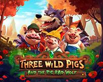 Three Wild Pigs and The Big Bad Wolf Three Wild Pigs and The Big Bad Wolf